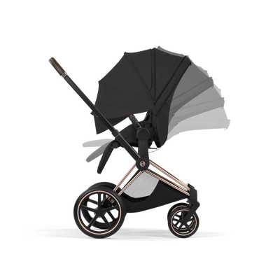 Візок 2в1 Cybex Priam 5.0 Style Off White/Sepia Black - Chrome (526000201-383-297)