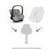 Автокрісло SILVER CROSS GLIDE PLUS 360 - NATURAL TAUPE арт. SX456.NTEU