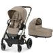 Коляска 2 в 1 Cybex Balios S Lux 2023 Almond Beige