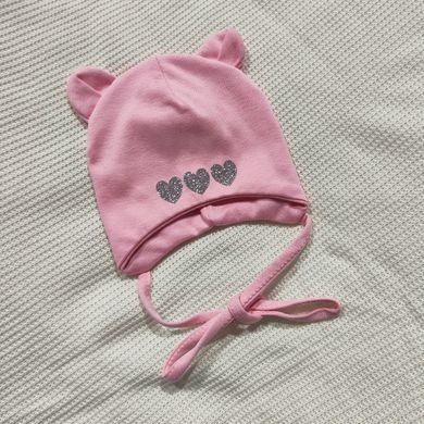 Демісезонна шапка для дівчинки Хелен, рожевий, 38-44 рр, Talvi