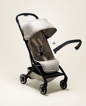 Прогулянкова коляска Joolz Aer2 з бампером Special Calming beige