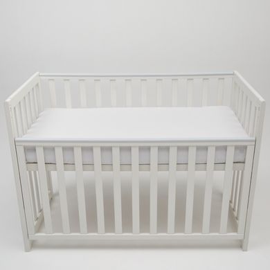 Простирадло на резинці в дитяче ліжечко Sleepset - білий, SONTO, 120х60х12 см