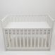 Простирадло на резинці в дитяче ліжечко Sleepset - білий, SONTO, 120х60х12 см
