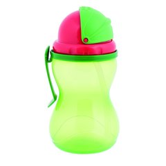 Пляшечка з трубочкою, зелений, Canpol babies, 56/113_gre