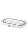 Cкладна ванночка FreeON foldable, сіро-біла, розміри 78x49x21см