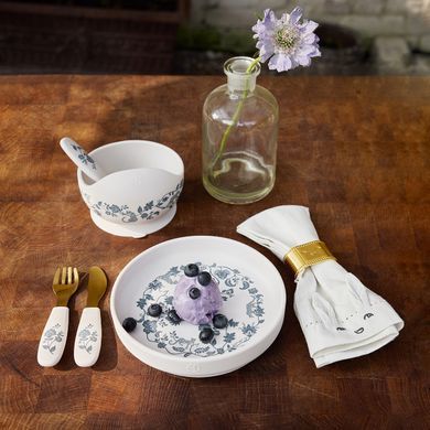 Набір для годування Elodie Details Silicone Plate Set LFGB Garden Leo Toile арт. 60246206422NA