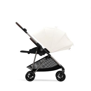 Коляска Cybex Melio Cotton White (з бампером)