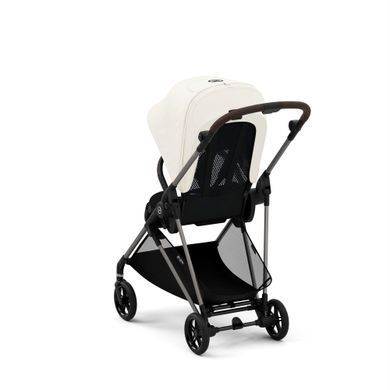 Коляска Cybex Melio Cotton White (з бампером)