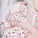 Комплект постільної білизни для новонародженого Happy night Метелики, колір пудра