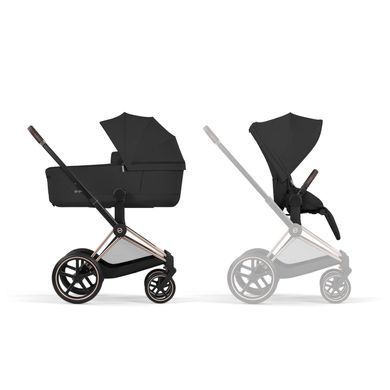 Візок CYBEX Priam Comfort Set 2 в 1 Sepia Black Rosegold (526000001)
