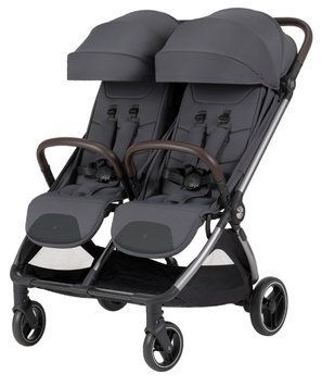 Прогулянкова коляска двомісна CARRELLO Link CRL-6533 Cliff Grey