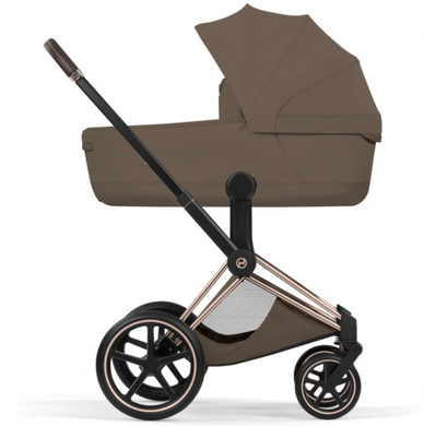 Універсальний візок 2 в 1 Cybex Priam 5.0 Style Collection Coconut Brown, шасі Rosegold