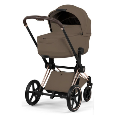 Універсальний візок 2 в 1 Cybex Priam 5.0 Style Collection Coconut Brown, шасі Rosegold