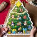 Дерев'яний пазл з підказкою "Новорічна ялинка" - Розвиваюча гра для малят