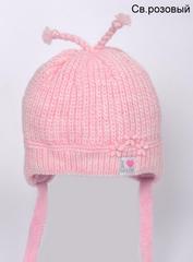 Зимова шапка для немовлят Пупсик р. 35-39 см