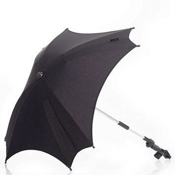 Парасолька для коляски зі складаним стрижнем Anex Black