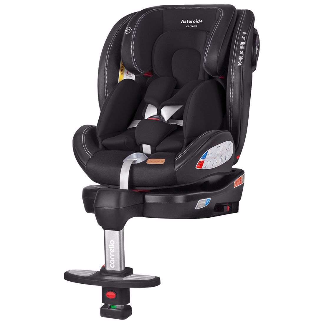 Автокрісло CARRELLO Asteroid+ CRL-15801 Onyx Black 0+1/2/3 ISOFIX