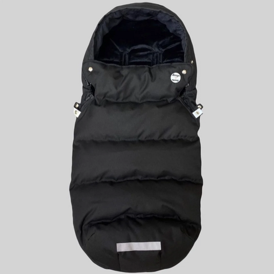 Зимовий футмуф на коляску чорний оксфорд (100х47 см), Decoza Moms