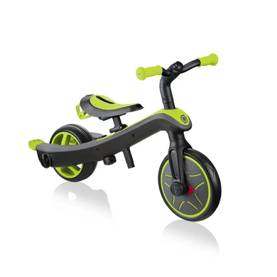Велосипед дитячий з батьківською ручкою GLOBBER серії EXPLORER TRIKE 4в1, зелений, до 20кг
