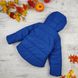 Куртка на хлопчика демісезонна з капюшоном (86, 92, 98, 110 см), Синій, 86