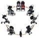 Коляска прогулянкова Bumprider Connect3 Black-Grey