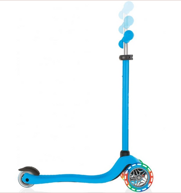 Самокат GLOBBER серії PRIMO LIGHTS, блакитний, колеса з підсвіткою, до 50кг, 3+, 3 колеса