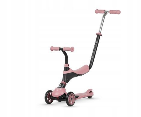 Самокат триколісний дитячий 5в1 Sema Pink, Qplay