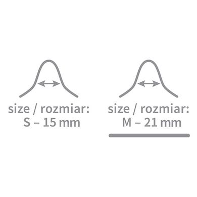 Силіконові накладки на груди Natural Nursing, 823/M, 2 шт. Babyono