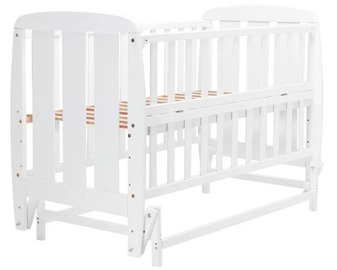 Ліжко Babyroom Кулька SH-02 маятник, відкидний бік, бук білий