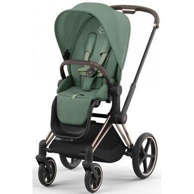 Коляска 2в1 Cybex Priam 2025 Leaf Green шассі Rosegold
