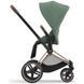 Коляска 2в1 Cybex Priam 2025 Leaf Green шассі Rosegold